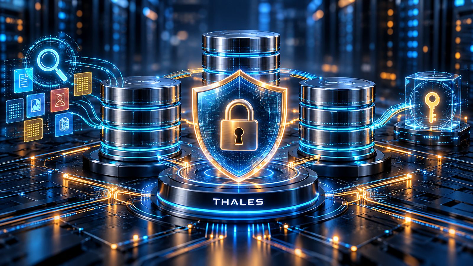 Bases de datos protegidas con cifrado y gestión de llaves de Thales